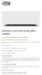 Mobile Screenshot of cobbcountybmx.com